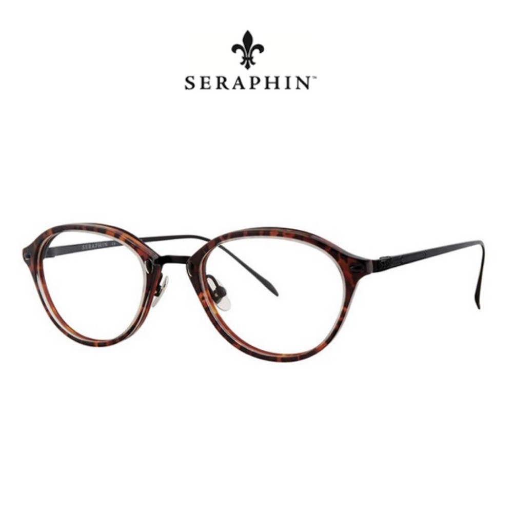 Seraphin by OGI CAHILL 8166 51 [] 20 140 Leopard Women’s Oval Full Rim Glasses